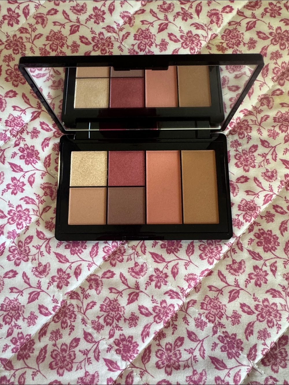Lancome Rose & Peach Eyeshadow and Cheek Palette